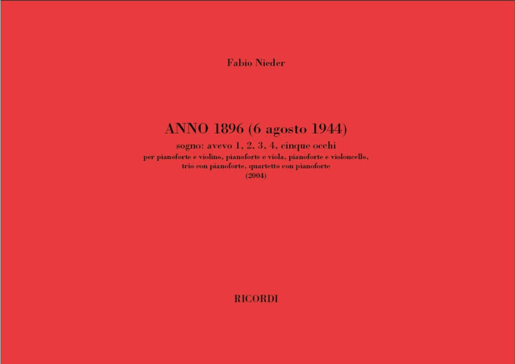 Anno 1896 (6 Agosto 1994)